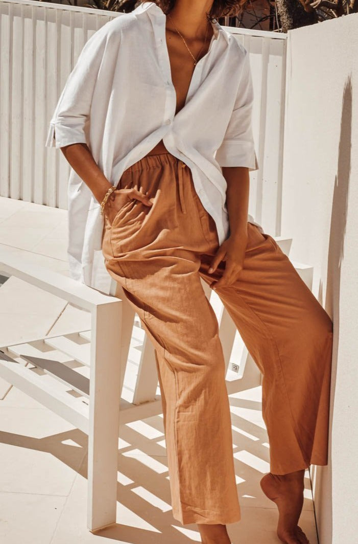 Amalfi Pant Terracotta