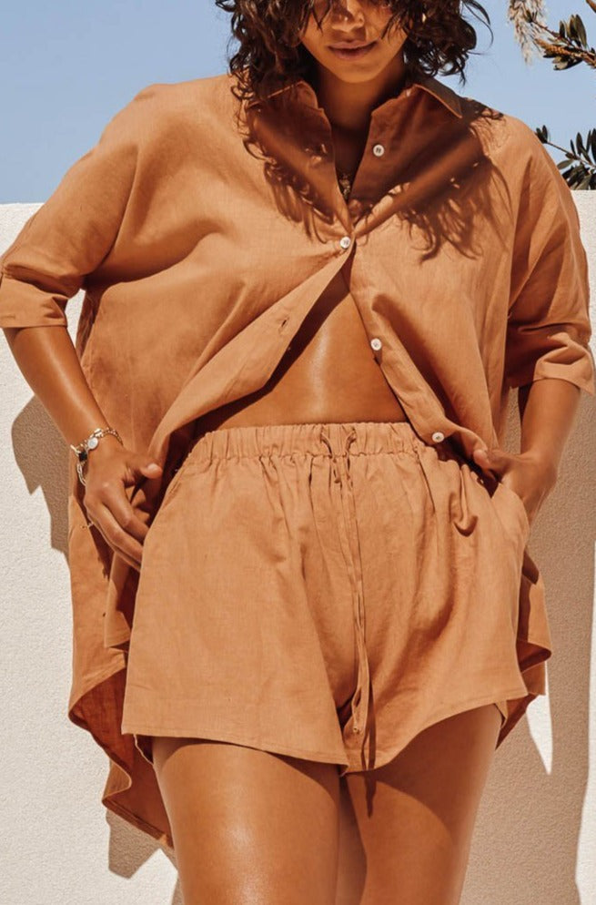 Amalfi Shirt Terracotta